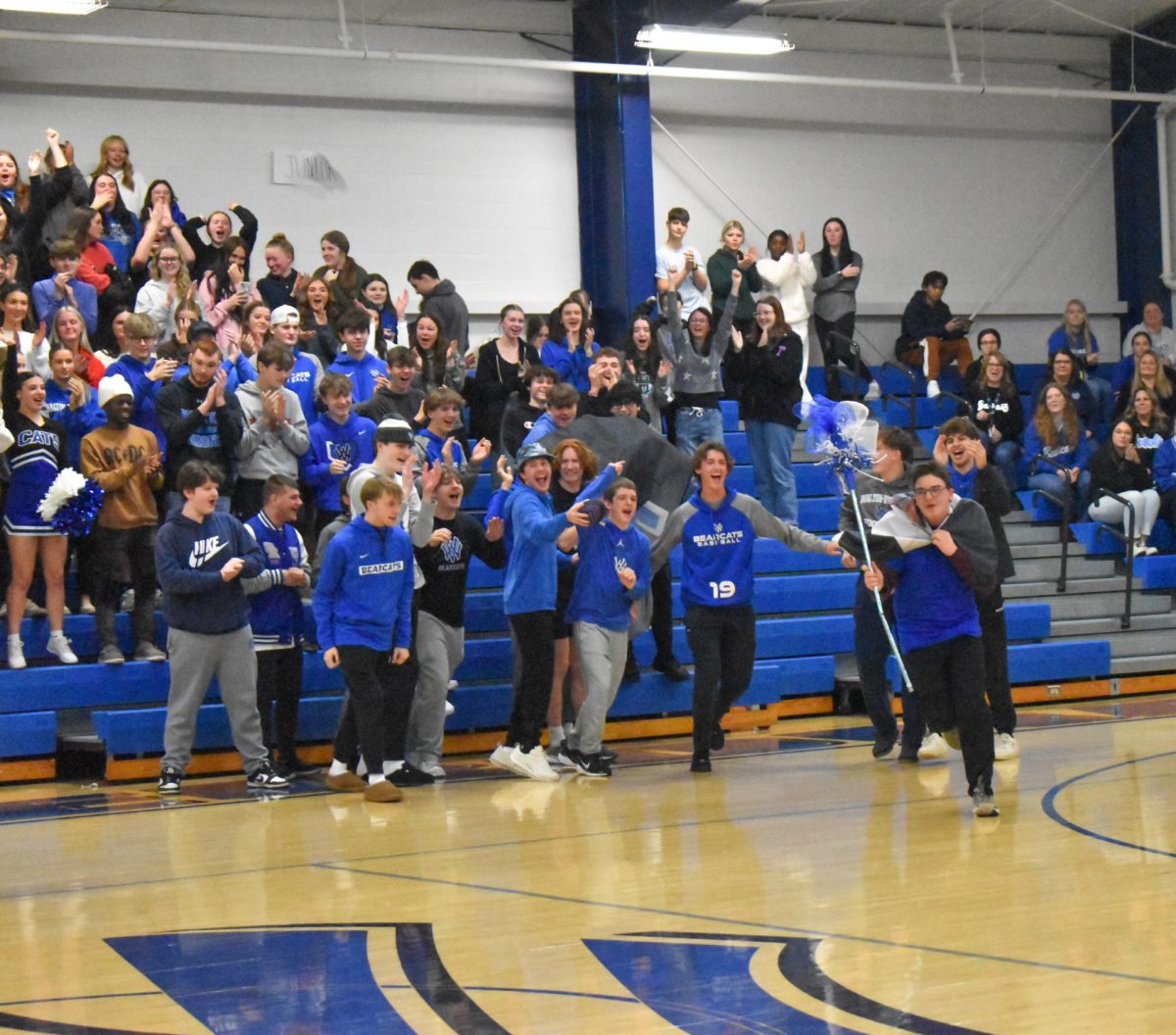 Junior Class with Spirit Stick