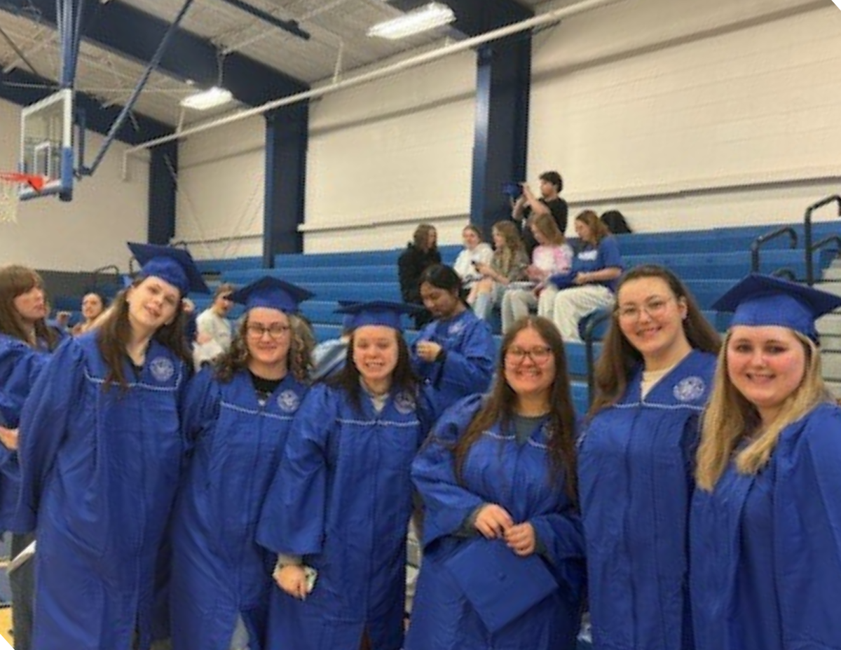 Senior Bearcats sporting graduate blue!